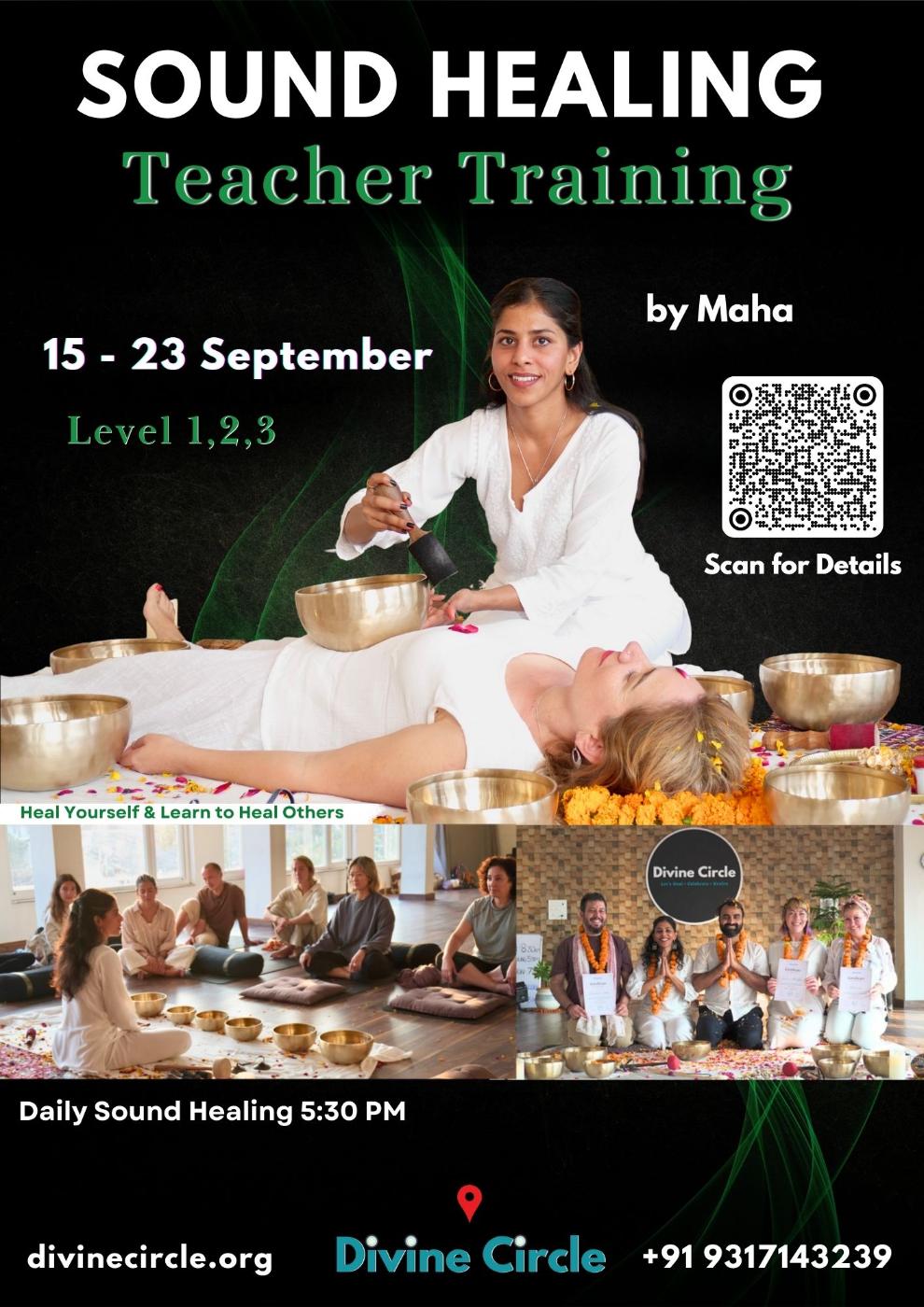 Event image for Sound Healing Teacher Training in Rishikesh